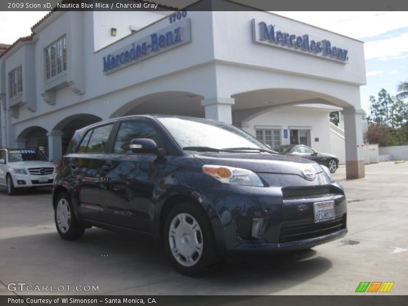 Nautica Blue Mica / Charcoal Gray 2009 Scion xD
