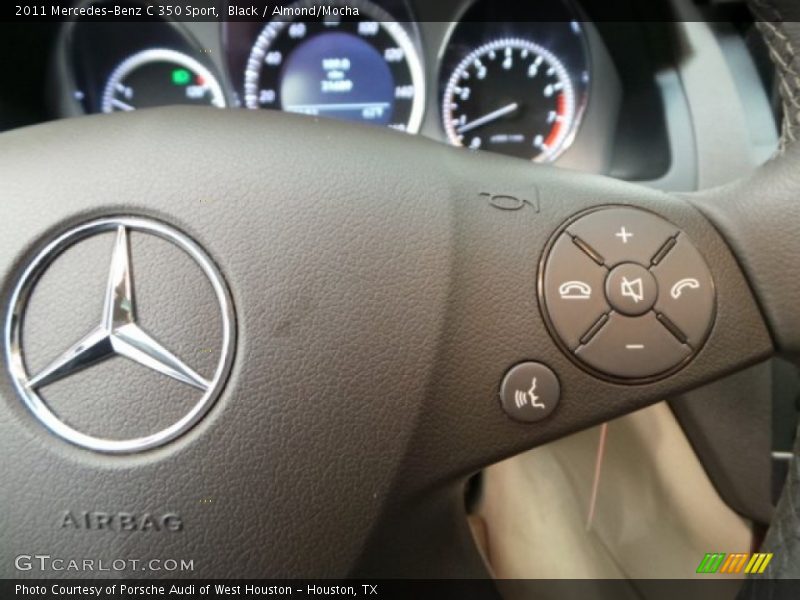Black / Almond/Mocha 2011 Mercedes-Benz C 350 Sport
