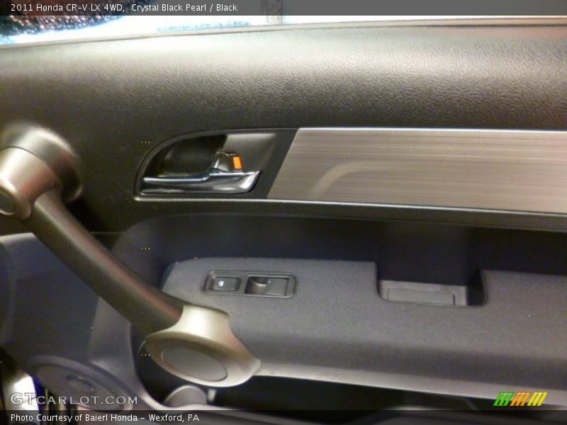 Crystal Black Pearl / Black 2011 Honda CR-V LX 4WD