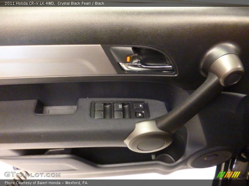Crystal Black Pearl / Black 2011 Honda CR-V LX 4WD