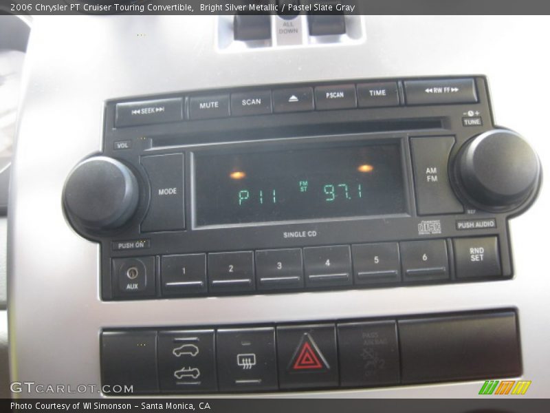 Bright Silver Metallic / Pastel Slate Gray 2006 Chrysler PT Cruiser Touring Convertible