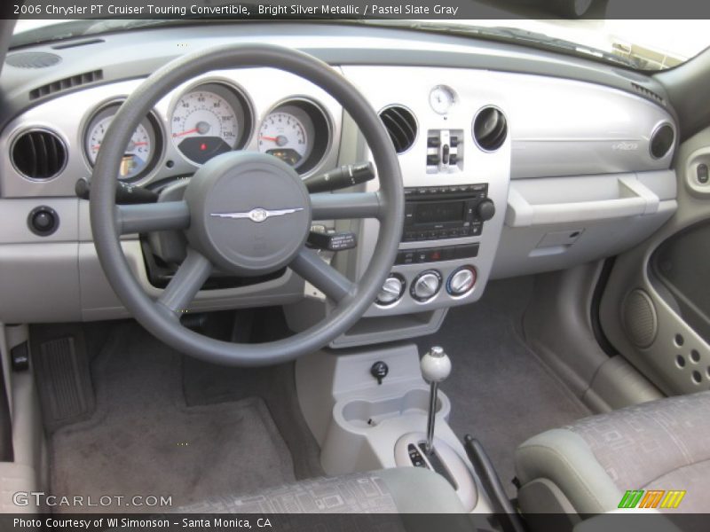 Bright Silver Metallic / Pastel Slate Gray 2006 Chrysler PT Cruiser Touring Convertible