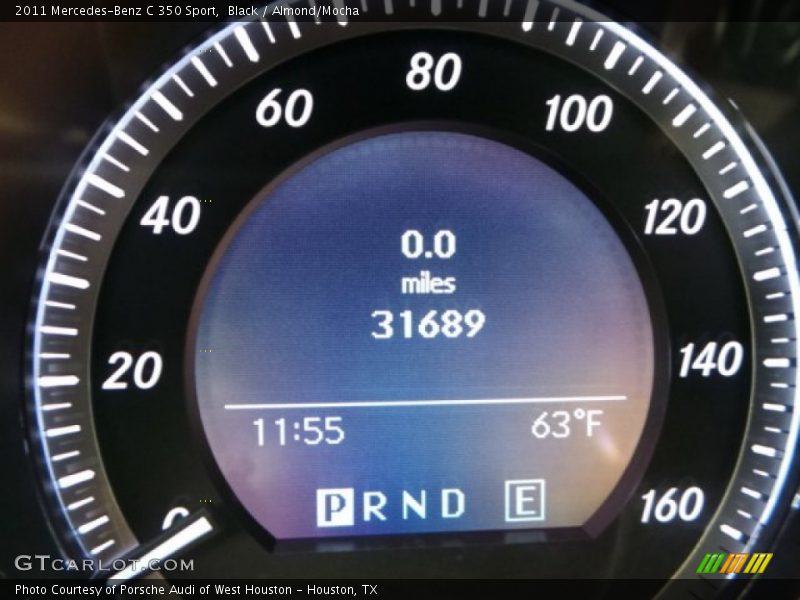 Black / Almond/Mocha 2011 Mercedes-Benz C 350 Sport