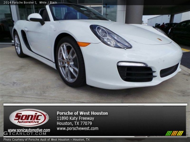 White / Black 2014 Porsche Boxster S