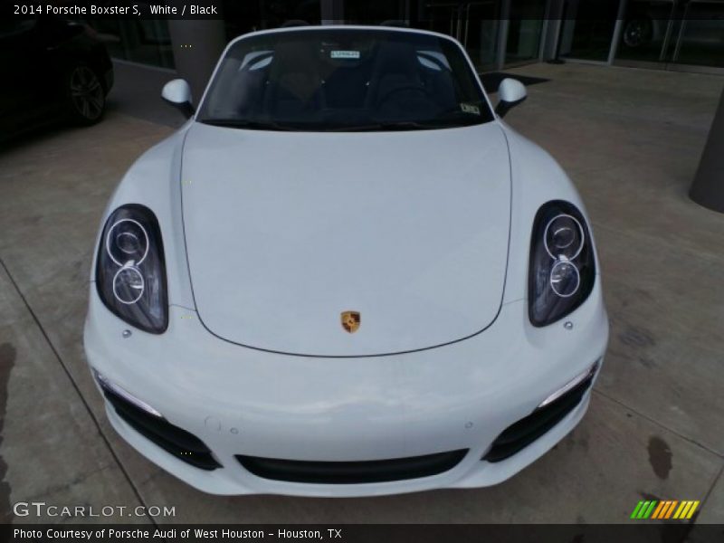 White / Black 2014 Porsche Boxster S