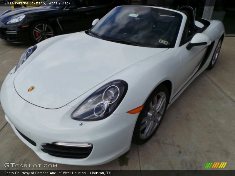 White / Black 2014 Porsche Boxster S