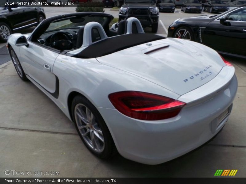White / Black 2014 Porsche Boxster S