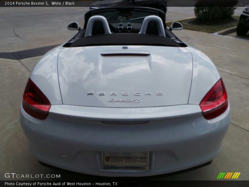 White / Black 2014 Porsche Boxster S