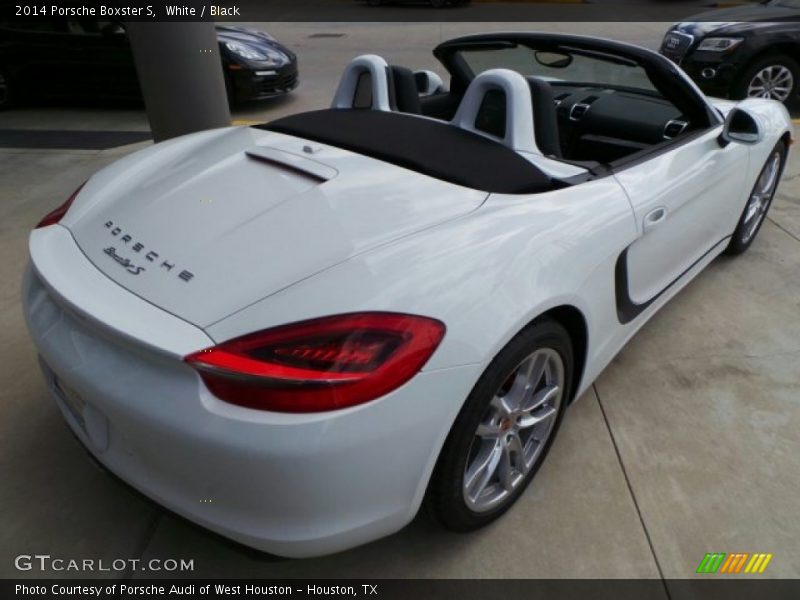 White / Black 2014 Porsche Boxster S