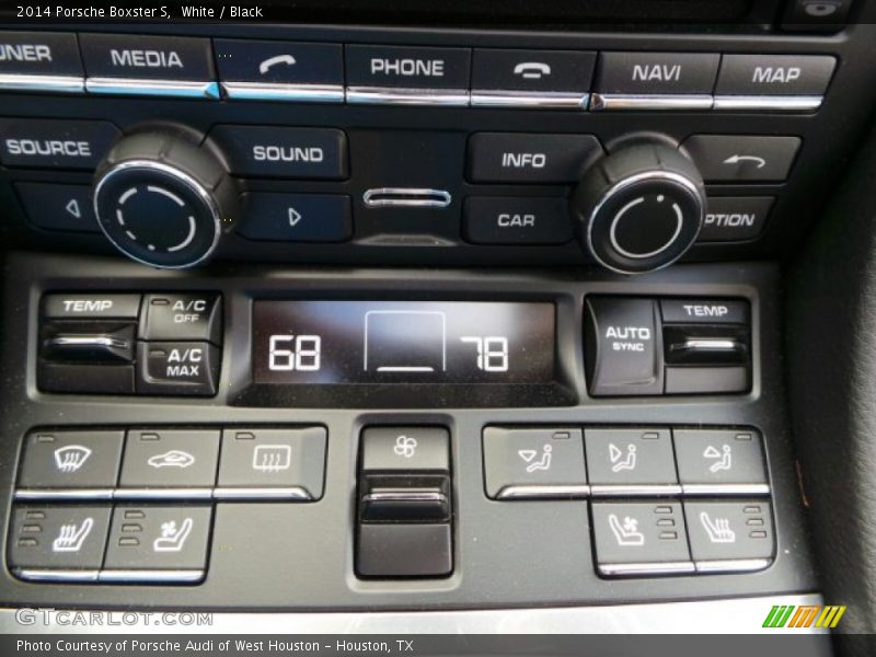 Controls of 2014 Boxster S