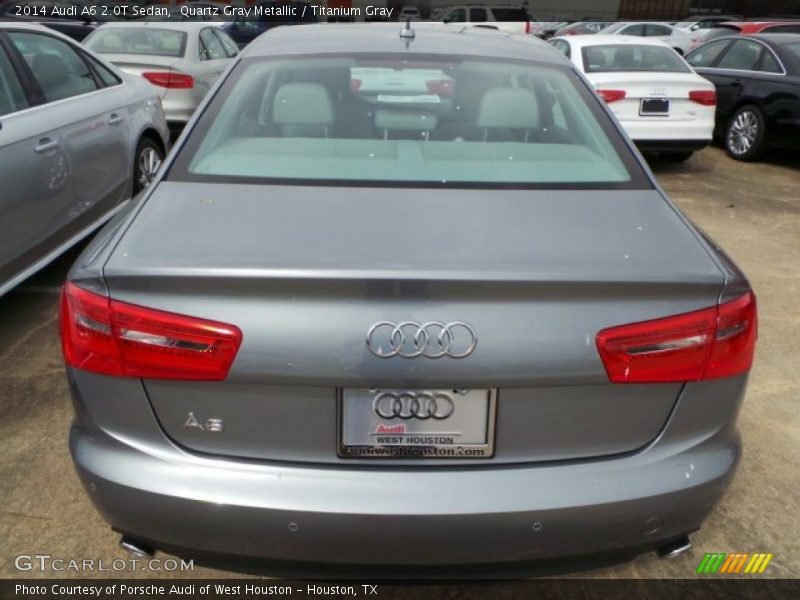 Quartz Gray Metallic / Titanium Gray 2014 Audi A6 2.0T Sedan