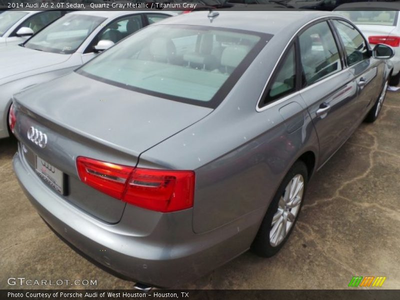 Quartz Gray Metallic / Titanium Gray 2014 Audi A6 2.0T Sedan