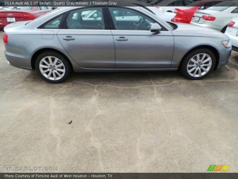 Quartz Gray Metallic / Titanium Gray 2014 Audi A6 2.0T Sedan