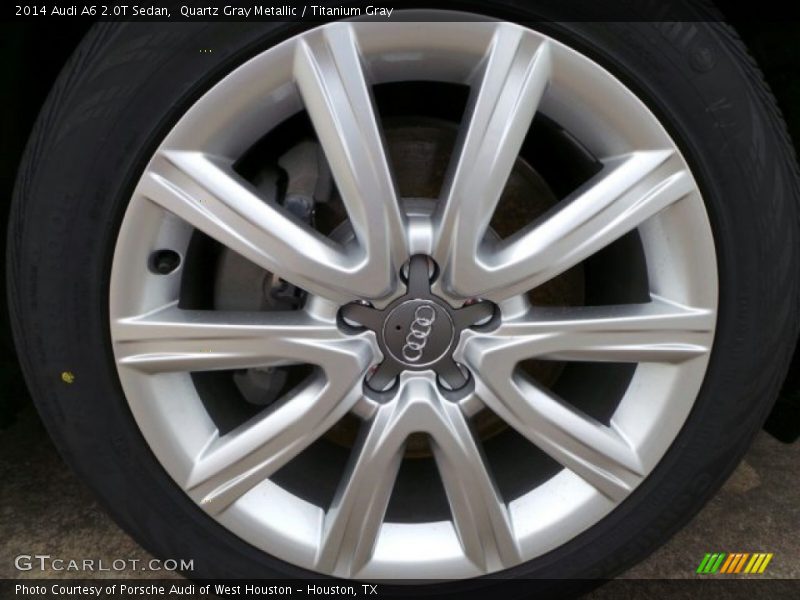 Quartz Gray Metallic / Titanium Gray 2014 Audi A6 2.0T Sedan