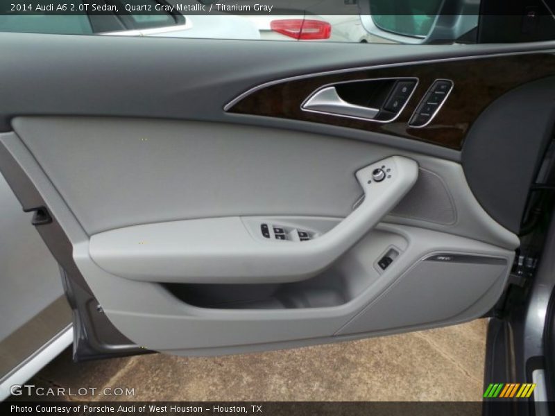Quartz Gray Metallic / Titanium Gray 2014 Audi A6 2.0T Sedan