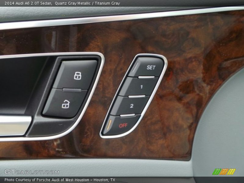 Quartz Gray Metallic / Titanium Gray 2014 Audi A6 2.0T Sedan
