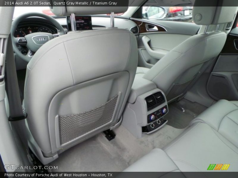 Quartz Gray Metallic / Titanium Gray 2014 Audi A6 2.0T Sedan