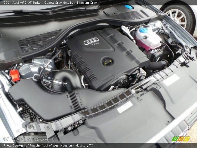 Quartz Gray Metallic / Titanium Gray 2014 Audi A6 2.0T Sedan