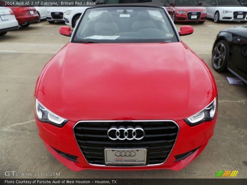 Brilliant Red / Black 2014 Audi A5 2.0T Cabriolet
