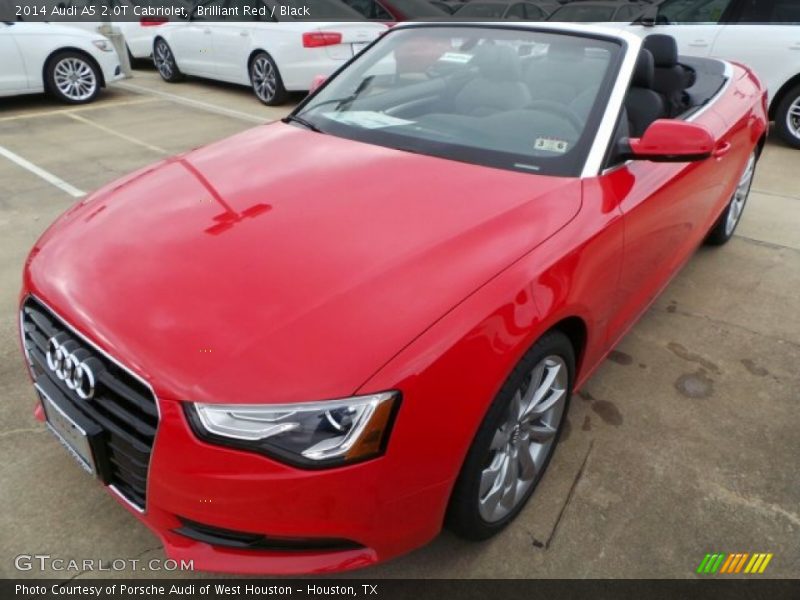 Front 3/4 View of 2014 A5 2.0T Cabriolet