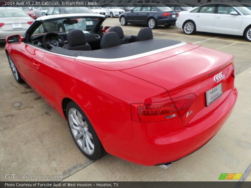 Brilliant Red / Black 2014 Audi A5 2.0T Cabriolet