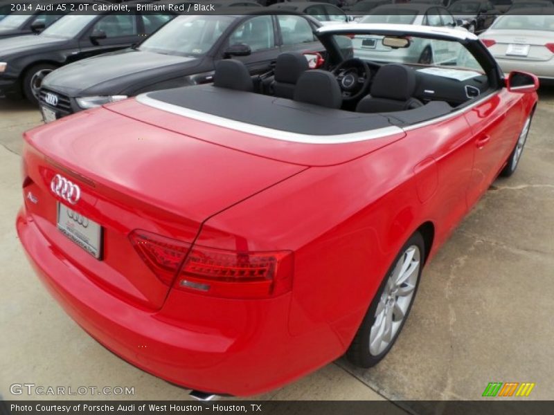 Brilliant Red / Black 2014 Audi A5 2.0T Cabriolet