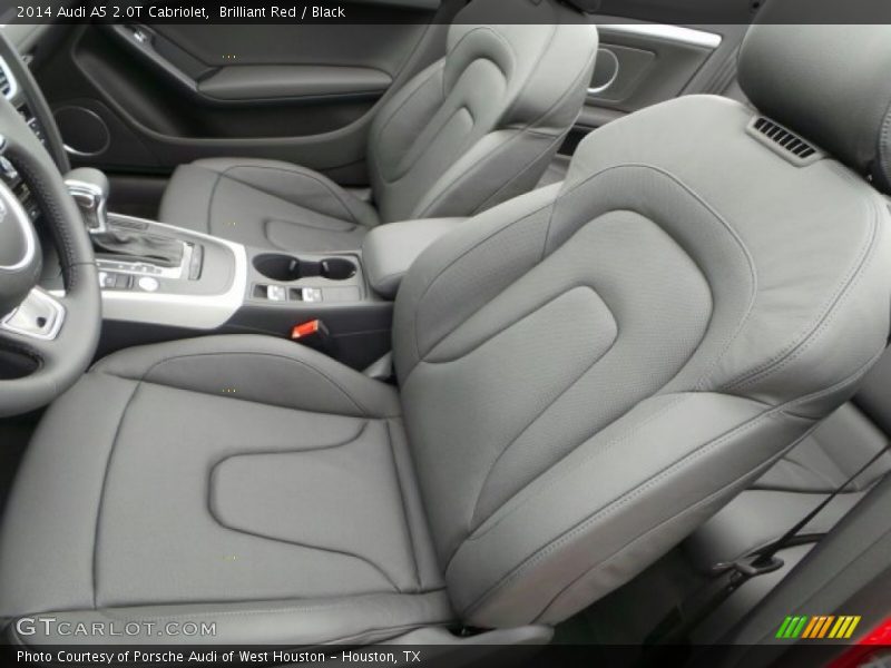 Front Seat of 2014 A5 2.0T Cabriolet