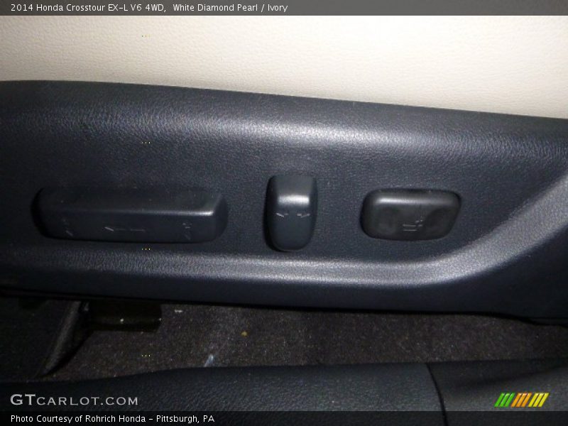 White Diamond Pearl / Ivory 2014 Honda Crosstour EX-L V6 4WD