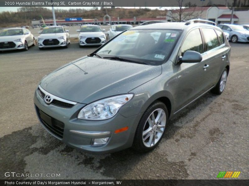 Carbon Gray Mist / Black 2010 Hyundai Elantra Touring SE