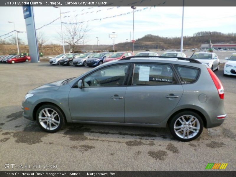 Carbon Gray Mist / Black 2010 Hyundai Elantra Touring SE