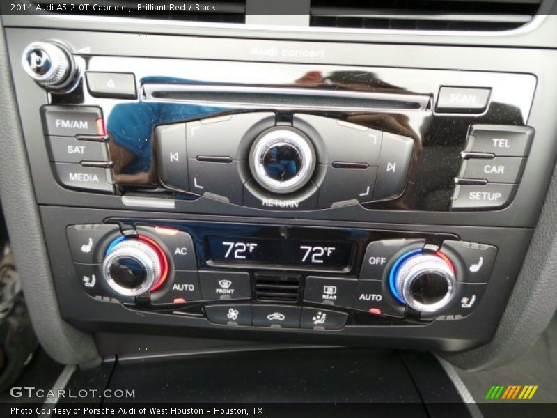 Controls of 2014 A5 2.0T Cabriolet