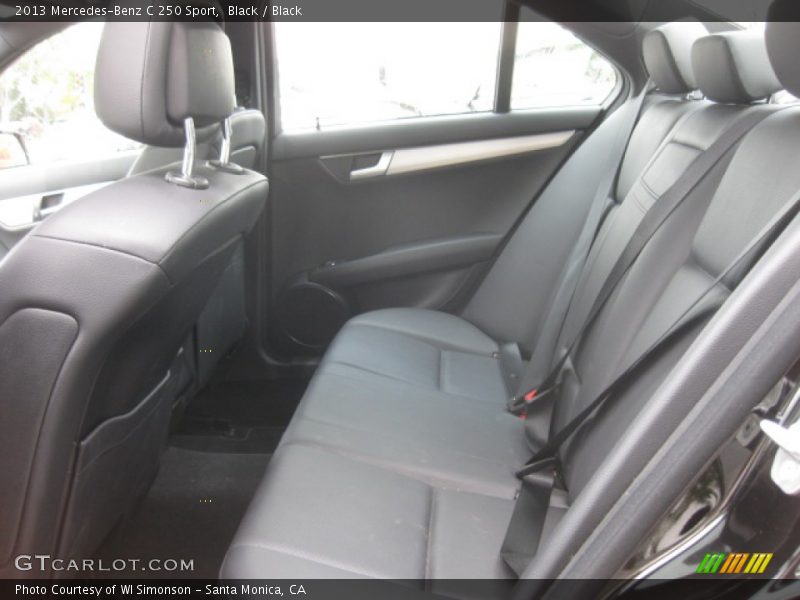 Black / Black 2013 Mercedes-Benz C 250 Sport