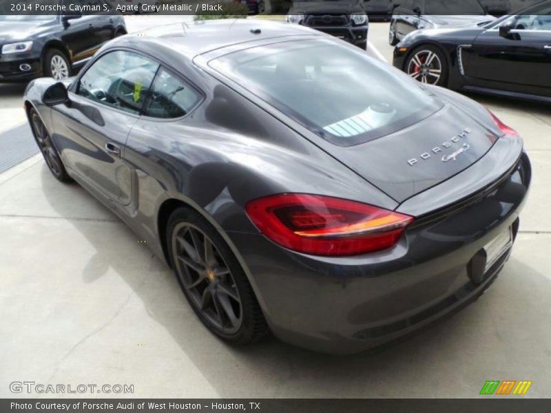 Agate Grey Metallic / Black 2014 Porsche Cayman S