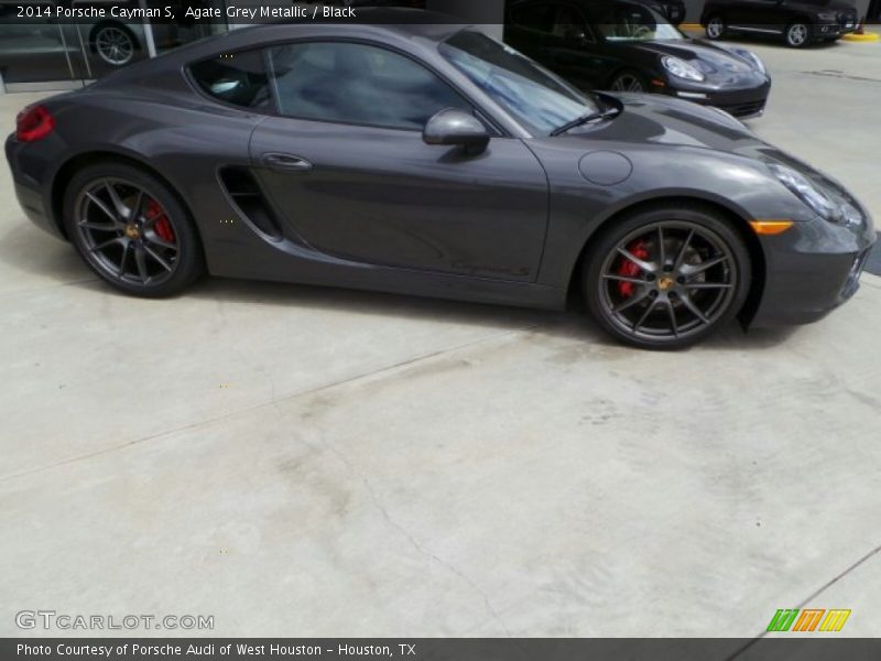 Agate Grey Metallic / Black 2014 Porsche Cayman S