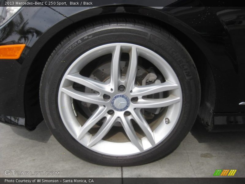 Black / Black 2013 Mercedes-Benz C 250 Sport