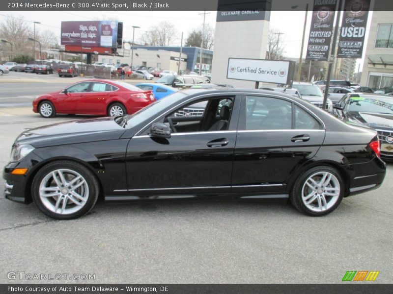 Black / Black 2014 Mercedes-Benz C 300 4Matic Sport