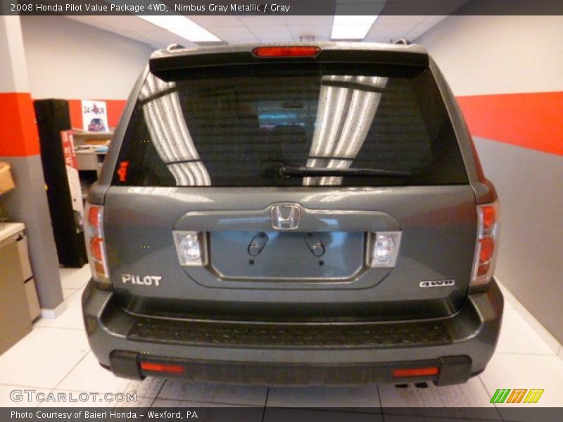 Nimbus Gray Metallic / Gray 2008 Honda Pilot Value Package 4WD