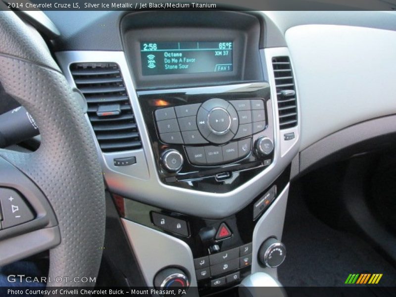 Silver Ice Metallic / Jet Black/Medium Titanium 2014 Chevrolet Cruze LS