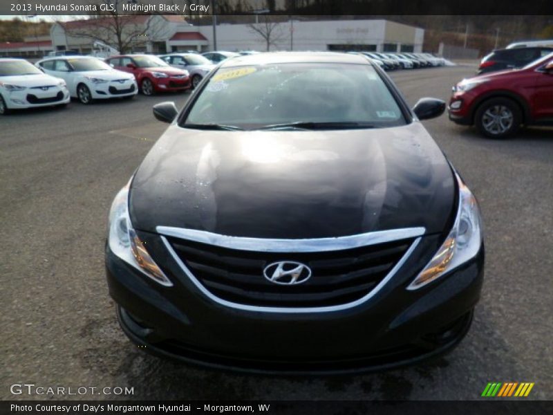 Midnight Black / Gray 2013 Hyundai Sonata GLS