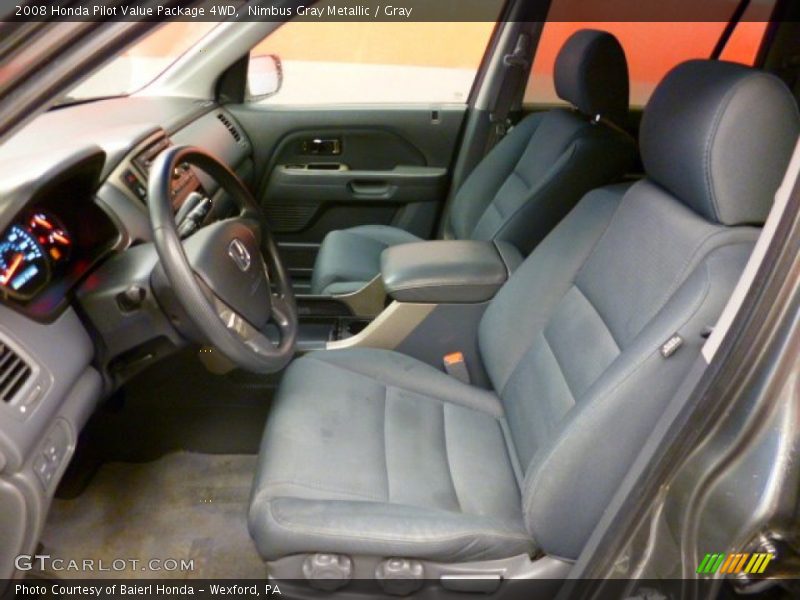 Nimbus Gray Metallic / Gray 2008 Honda Pilot Value Package 4WD