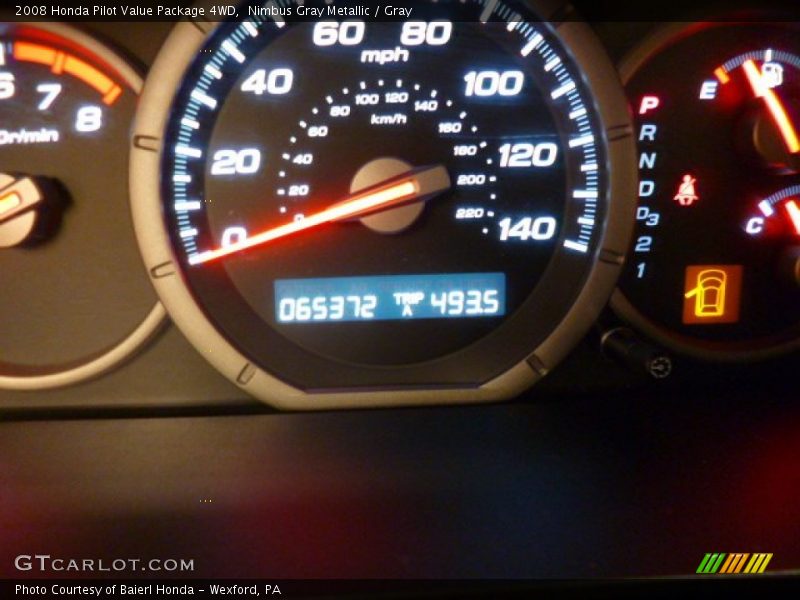 Nimbus Gray Metallic / Gray 2008 Honda Pilot Value Package 4WD