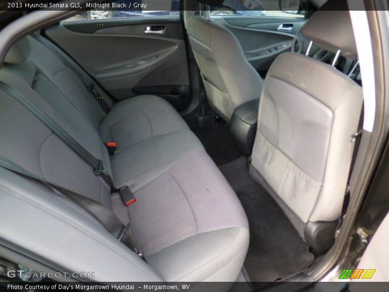 Midnight Black / Gray 2013 Hyundai Sonata GLS