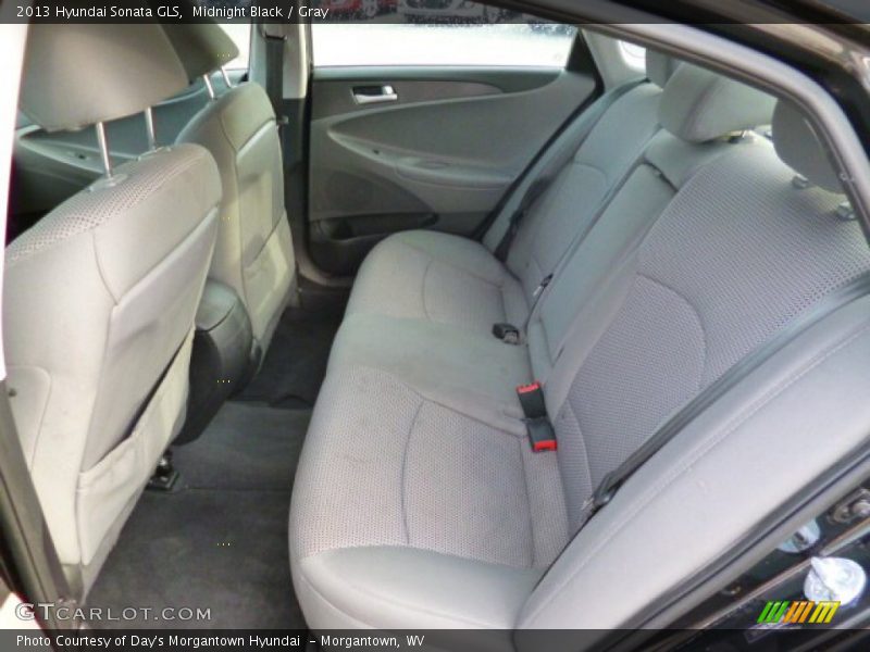 Midnight Black / Gray 2013 Hyundai Sonata GLS