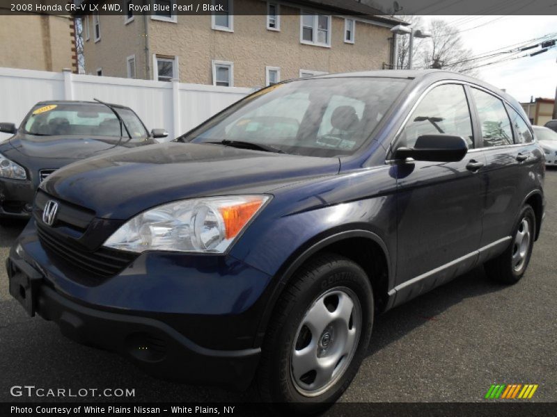 Royal Blue Pearl / Black 2008 Honda CR-V LX 4WD