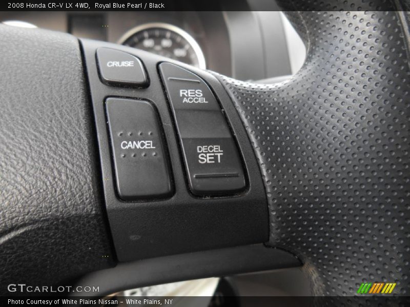 Royal Blue Pearl / Black 2008 Honda CR-V LX 4WD