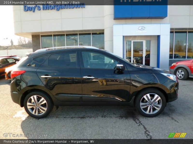 Ash Black / Black 2014 Hyundai Tucson Limited AWD