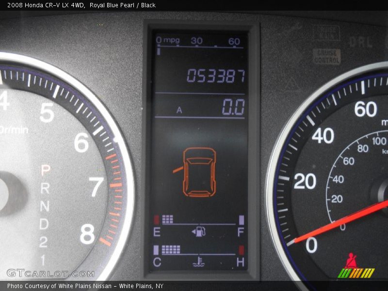 Royal Blue Pearl / Black 2008 Honda CR-V LX 4WD