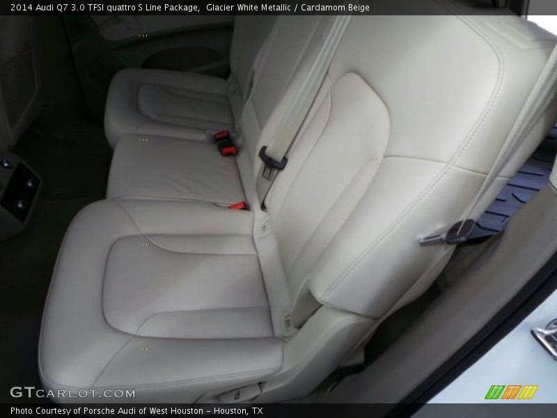 Glacier White Metallic / Cardamom Beige 2014 Audi Q7 3.0 TFSI quattro S Line Package