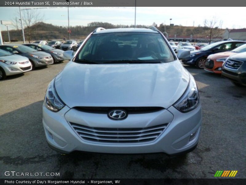 Diamond Silver / Black 2014 Hyundai Tucson SE