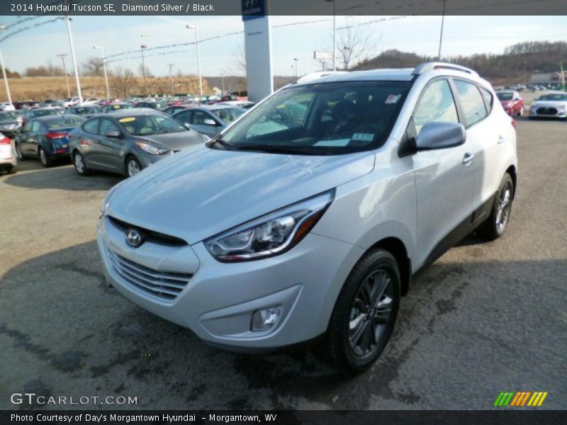 Diamond Silver / Black 2014 Hyundai Tucson SE